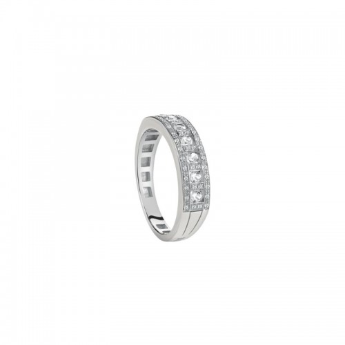 Damiani 18k White Gold Diamond Ring Size 13 Diamond 0.41ctw. 