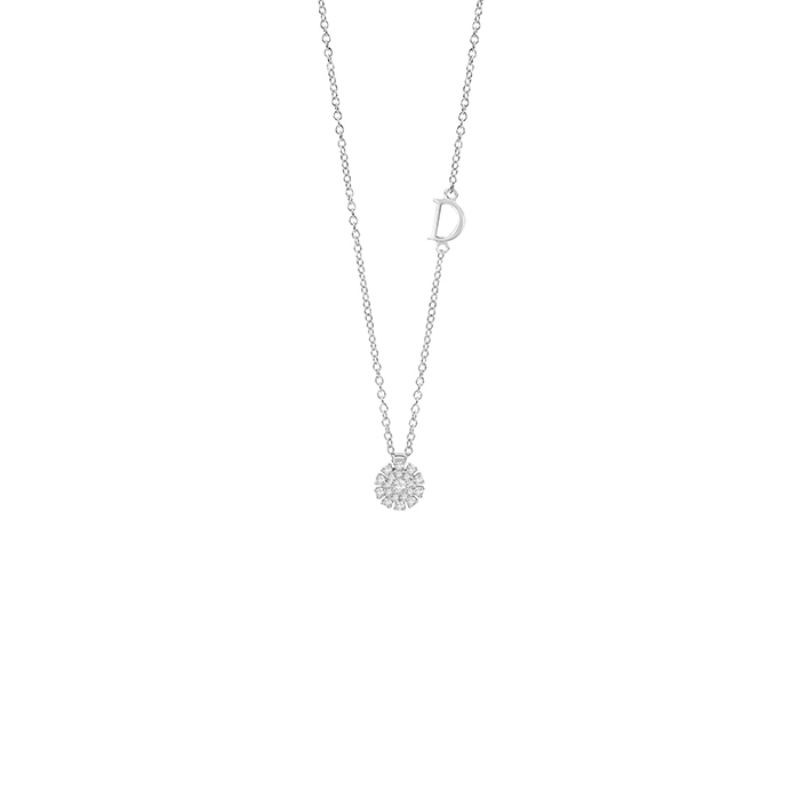 https://www.williambarthman.com/upload/product/Damiani 18k White Gold Flower Diamond Necklace 0.11ctw. 