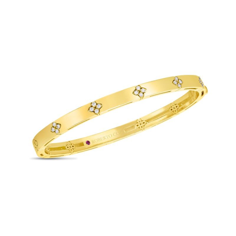 https://www.williambarthman.com/upload/product/ROBERTO COIN 18K YELLOW GOLD DIAMOND LOVE IN VERONA BANGLE 48X58 0.15CTW. 