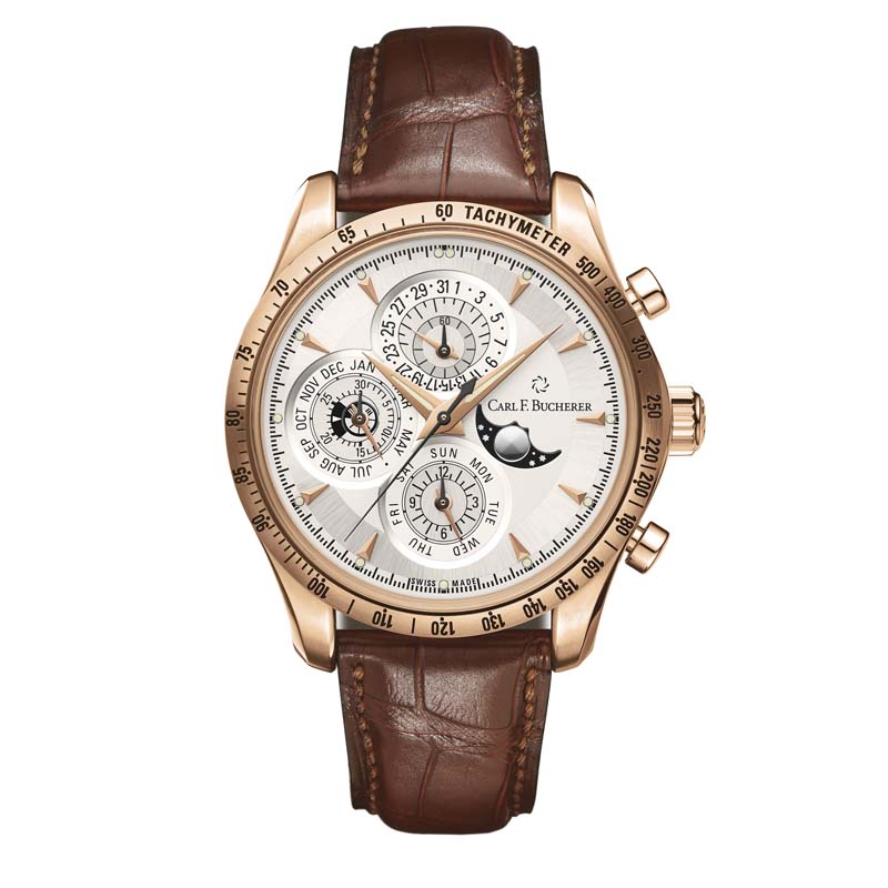 Carl F. Bucherer Manero ChronoPerpetual 18K rose gold 42.5mm Men's ...