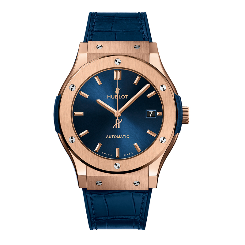 hublot blau gold